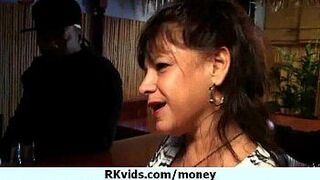Sexy girl loves sex and money 14 porn video