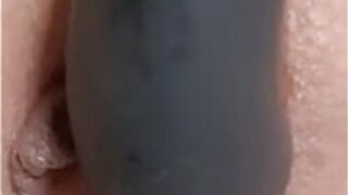 I am satisfied using my sex toy after a long time porn video